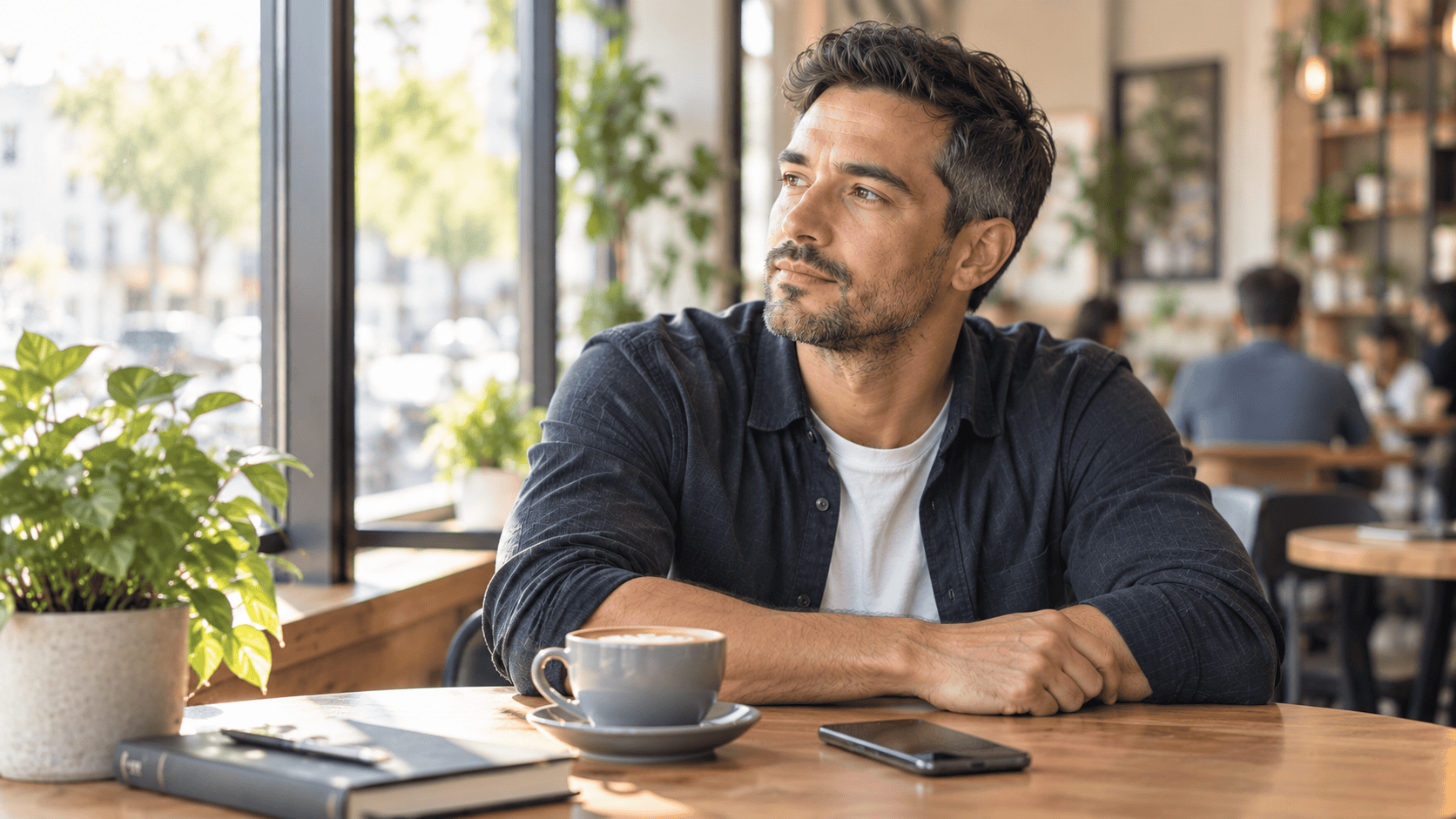 Gay man reflecting on dating rejection while maintaining confidence